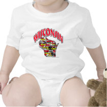 Wisconsin Beer Brats Cheese Fish-Fry t-shirts