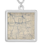 Wisconsin Bicycle Road Map 3 Pendants