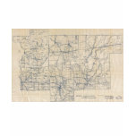 Wisconsin Bicycle Road Map 3 Tshirts
