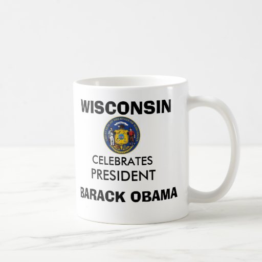 WISCONSIN celebra los recuerdos de presidente OBAM Taza