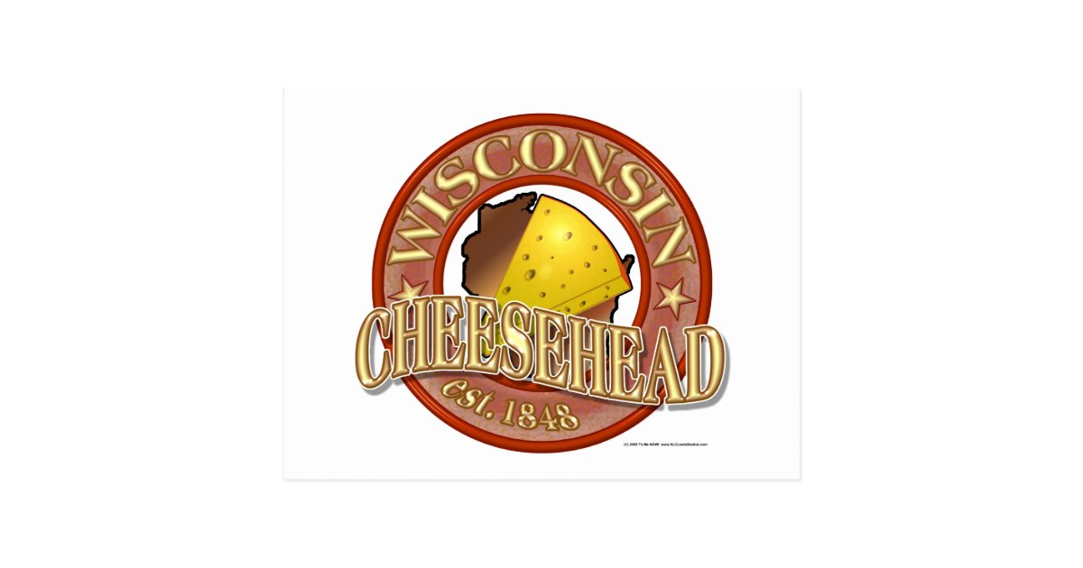 Wisconsin Cheesehead Seal Postcard Zazzle