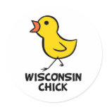 Wisconsin Chick Sticker