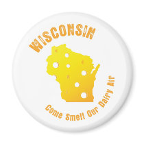 Wisconsin Come Smell Our Dairy Air Magnets