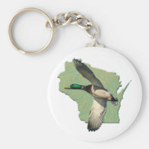 Wisconsin duck key chains