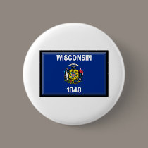Wisconsin Flag buttons