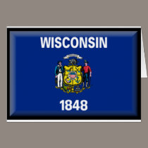 Wisconsin Flag cards