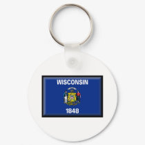 Wisconsin Flag keychains