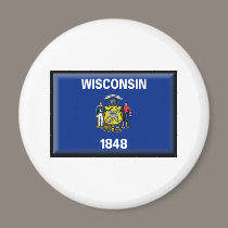 Wisconsin Flag magnets