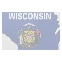 Wisconsin Flag Map stationery by usaflags Wisconsin Flag Map stationery