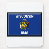 Wisconsin Flag mousepads