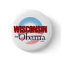 WISCONSIN for Obama buttons