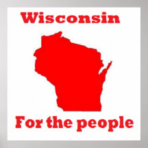 Wisconsin for the people poster