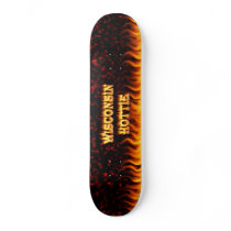 Wisconsin Hottie fire and red marble heart. skateboards by ultraflames Wisconsin Hottie fire and red marble heart. skateboards