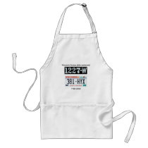 Wisconsin License Plate Centennial aprons