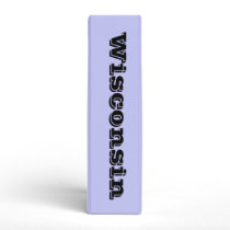 Wisconsin lighthouse vinyl binder