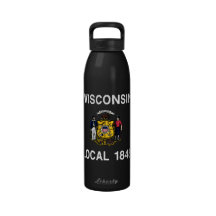 Wisconsin Local 1848 Water Bottle
