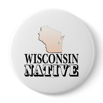 Wisconsin Native buttons