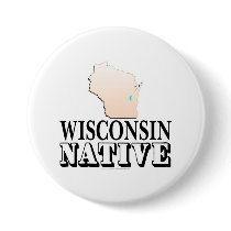 Wisconsin Native buttons