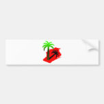 Wisconsin Palm Tree Bumper Stickers