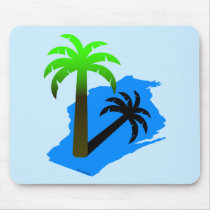 Wisconsin Palm Tree Mousepad