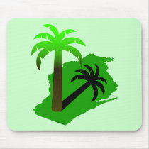 Wisconsin Palm Tree Mousepads