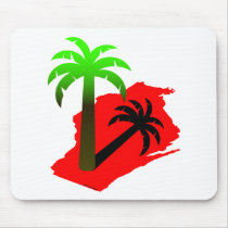 Wisconsin Palm Tree Mousepad