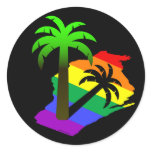 Wisconsin Palm Tree Stickers