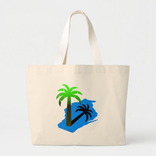 Wisconsin Palm Tree Tote Bag