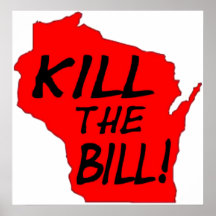 Wisconsin Protest Sign Print