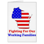 Wisconsin Protests Greeting Cards