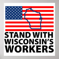 Wisconsin Protests Poster