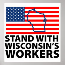 Wisconsin Protests Poster