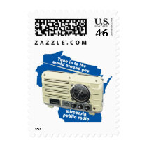 Wisconsin Public Radio Stamp by nathanjo12 Wisconsin Public Radio Stamp