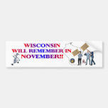 Wisconsin - Return Congress to the People! Bumper Sticker