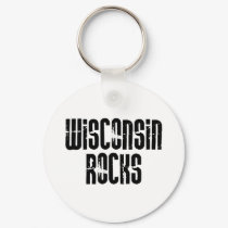 Wisconsin Rocks Keychain