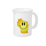 Wisconsin Smiley Face Drink Pitchers