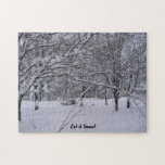 Wisconsin Snow Scene Puzzle puzzles