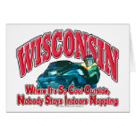 Wisconsin Snowmobile Greeting Cards