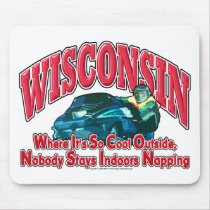 Wisconsin Snowmobile mousepads
