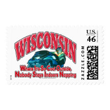 Wisconsin Snowmobile Postage