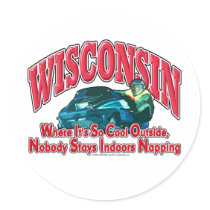 Wisconsin Snowmobile Sticker