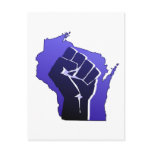 Wisconsin Solidarity Fist Post Cards