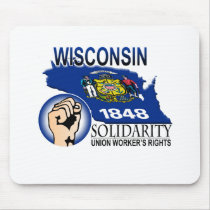 Wisconsin Solidarity Tee Mousepad