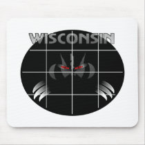 Wisconsin State Badger Design mousepads by 925Coma Wisconsin State Badger Design mousepads