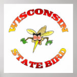 Wisconsin State Bird Posters