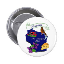 Wisconsin State Buttons
