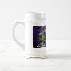 Wisconsin State Flower: Wood Violet Mug mug