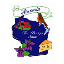 Wisconsin State Post Cards
