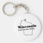 Wisconsin State Slogan Keychain