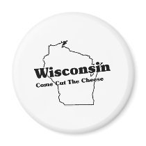 Wisconsin State Slogan magnets by republicofstates Wisconsin State Slogan magnets